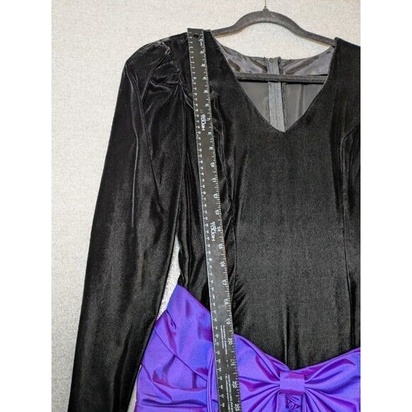 Rampage Black and Purple Prom Dress - Picture 6 of 10